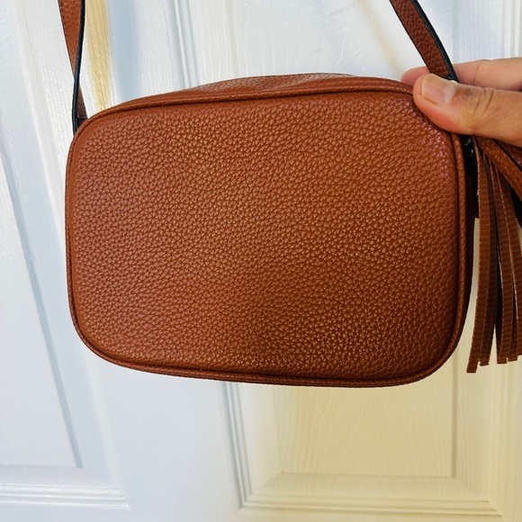 Women's Tan Leather Bag - Picture 6 of 11